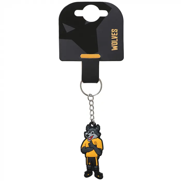 Wolverhampton Wanderers Store | Shop Official PU Wolfie Keyring Wolves Gear